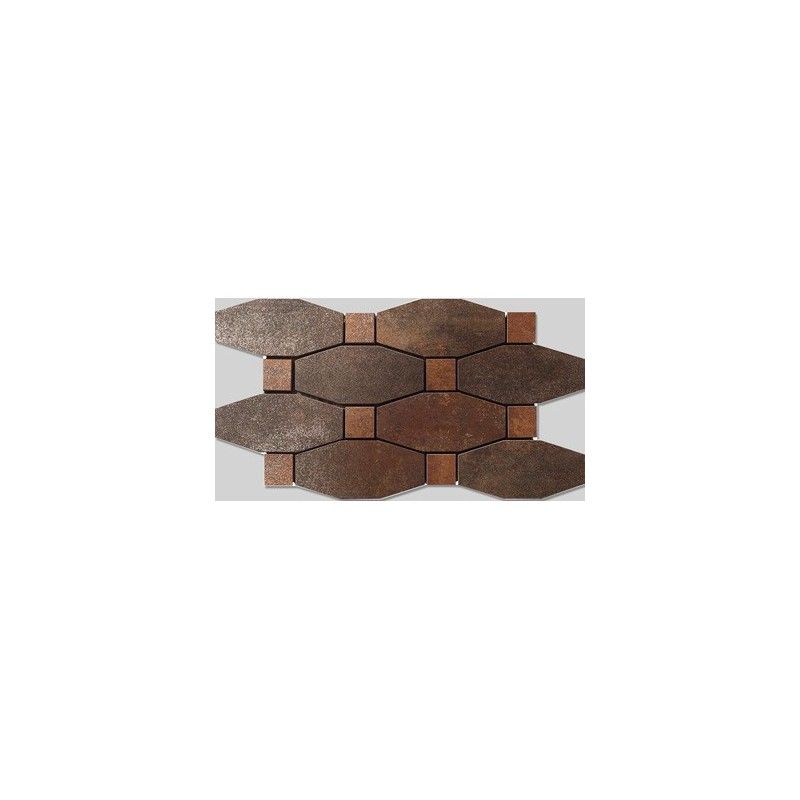METAL TITANIUM LAPPATO MOSAICO BLEND 13,8X25,75 - Apavisa APAVISA - 1
