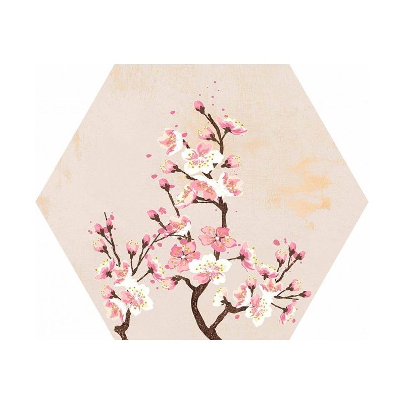 MOOD IVORY DECOR HEXAGON 25X29 - Apavisa APAVISA - 1