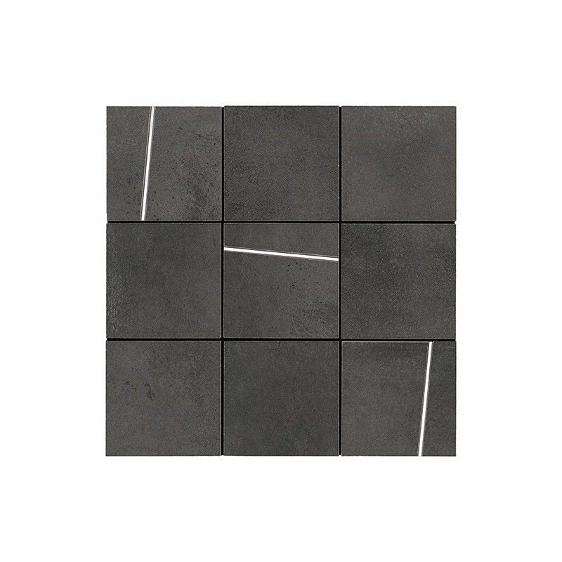 HURBAN HRBN GRAPHITE QUADROTTO INTARSIO NATURAL REKTIFIZIERT - LA FABBRICA 177324 LA FABBRICA - 1