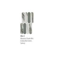 CHARM EXPERIENCE CALACATTA GREEN/SALVIA MOSAIQUE OVALI LAPPE 19,5X37 - ITALGRANITI CH02MOVLX ITALGRANITI GROUP - 1