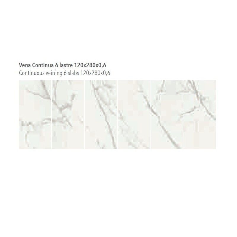 MARBLE EXPERIENCE STATUARIO LUX VC LAPPED SQ. 6MM 120X280 - ITALGRANITI MBV1XPL ITALGRANITI GROUP - 1