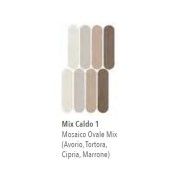 NUANCES MOSAICO OVALE MIX CALDO 1 19,5X37 - ITALGRANITI NU00MOVC1 ITALGRANITI GROUP - 1