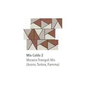 NUANCES MOSAIQUE TRIANGOLI MIX CALDO 2 30X30 - ITALGRANITI NU00MTGC2 ITALGRANITI GROUP - 1