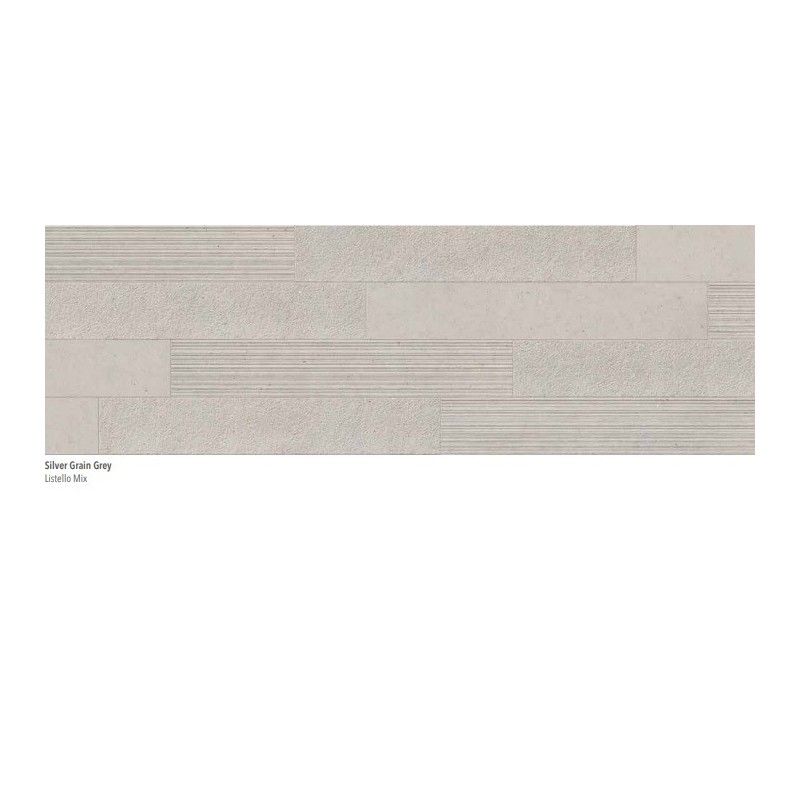 SILVER GRAIN GREY LIST.MIX SQ. 120X20 - ITALGRANITI SI03EAM ITALGRANITI GROUP - 1