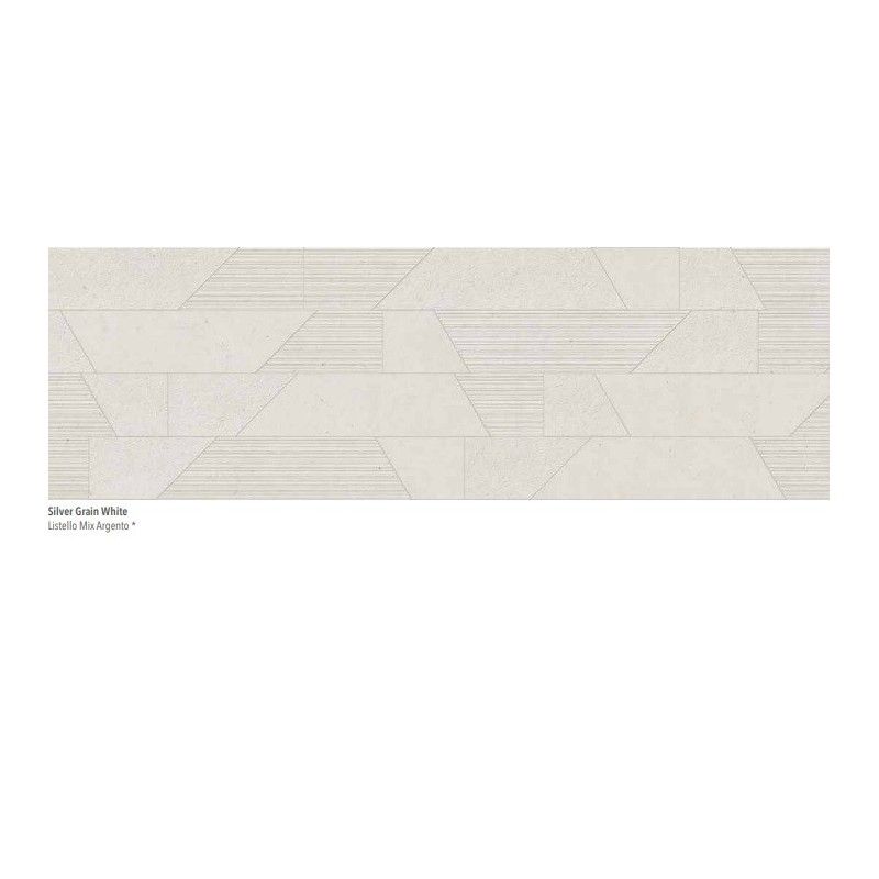 SILVER GR.WHITE LIST.MIX ARGENTO 120X20 - ITALGRANITI SI01EAMA ITALGRANITI GROUP - 1