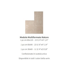NATURE MODULE NATURE ARGILLA 60x120  - CASALGRANDE PADANA 13090055 CASALGRANDE PADANA - 1