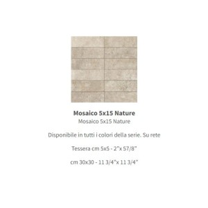 NATURE MOSAICO NATURE TERRA 5X15 30x30 - CASALGRANDE PADANA 13704591 CASALGRANDE PADANA - 1