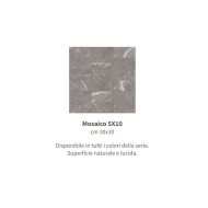 MARMOKER MOSAIK CANOVA GLAENZEND 5X10 30x30 - CASALGRANDE PADANA  2705231 CASALGRANDE PADANA - 1