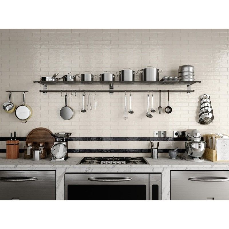 TETRIS WHITE LUCIDO 5X20 - CERAMICA SANT'AGOSTINO CSATETWL05 CERAMICA SANT'AGOSTINO - 1