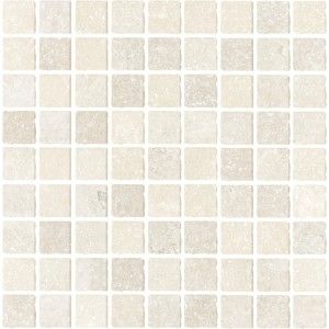 Effetto Pietra di Ostuni Mosaico 3x3 Avorio DECORI 30x30 - CERDOMUS 80403 CERDOMUS - 1