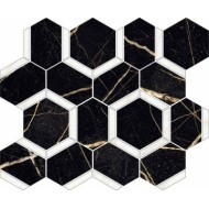 EXTRA ESAGONA MIX MARQUINA ONICE BIANCO 39,2x34,5LEVIGATO   - NOVABELL EXT997L NOVABELL - 1