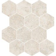 LANDSTONE ESAGONA CIRCLE 30X34  RAW WHITE - NOVABELL LST887N NOVABELL - 1