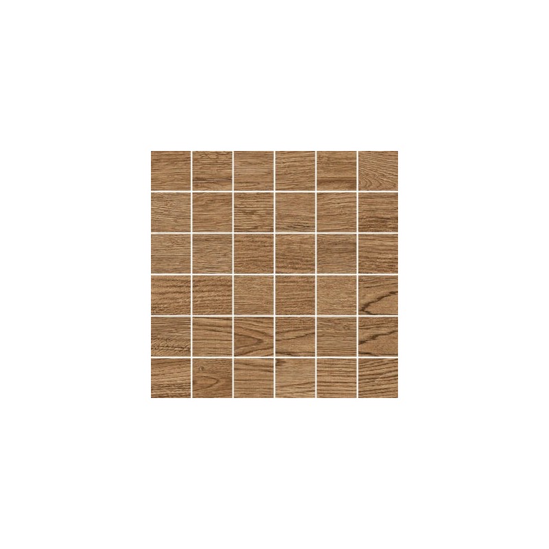 NORDIC WOOD MOSAICO 5X5 BROWN - NOVABELL NDW664N