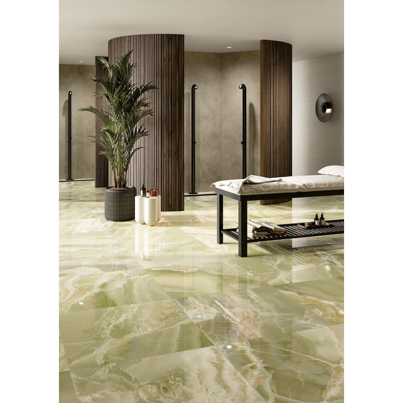 UNICA JADE GREEN 89X89 POLISHED SQ. - FIORANESE CERAMICHE  UI908LR FIORANESE CERAMICHE - 1
