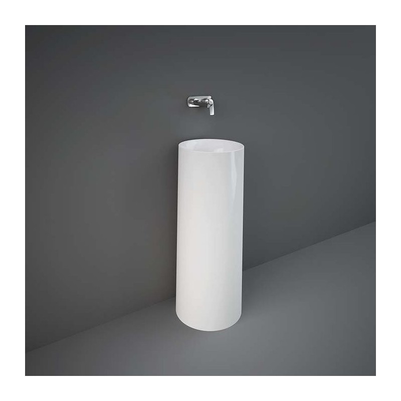 Lavabo sur pied PETIT Blanc ROND 36 CM  Rak Ceramics