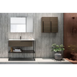 Underground 04 Bathroom Cabinet 967 Coffee Oak GbGroup GB GROUP - 1
