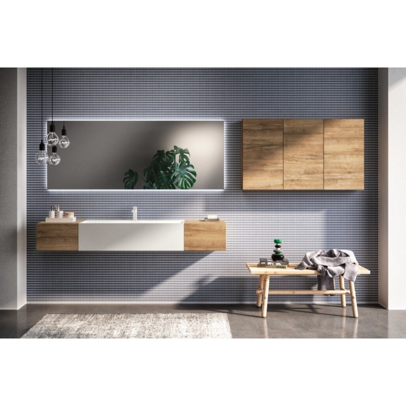 Cubik 05 Badezimmerschrank 254 Slawonische Eiche GbGroup GB GROUP - 1