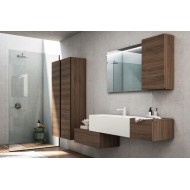Cubik 06 Meuble de salle de bain 256 Noyer de Savoie GbGroup GB GROUP - 1