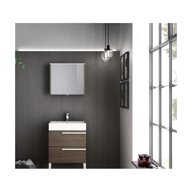 Matrix 04 Bathroom Cabinet 967 Coffee Oak GbGroup GB GROUP - 1