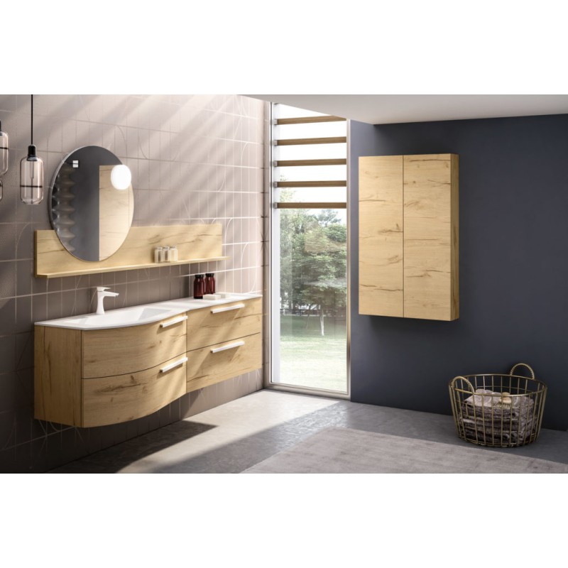 Latitude 06 Bathroom Cabinet 960 Natural Oak GbGroup GB GROUP - 1