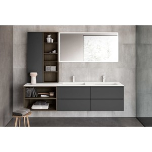 Moon 02 Bathroom Cabinet 047 Graphite GbGroup GB GROUP - 1