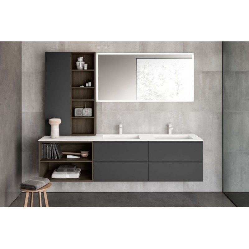 Moon 02 Bathroom Cabinet 047 Graphite GbGroup GB GROUP - 1
