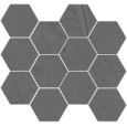 CRACKED GRAPHITE NAT MOSAICO HEX 30X28 - CERAMICAS APARICI APARICI CERAMICA - 1