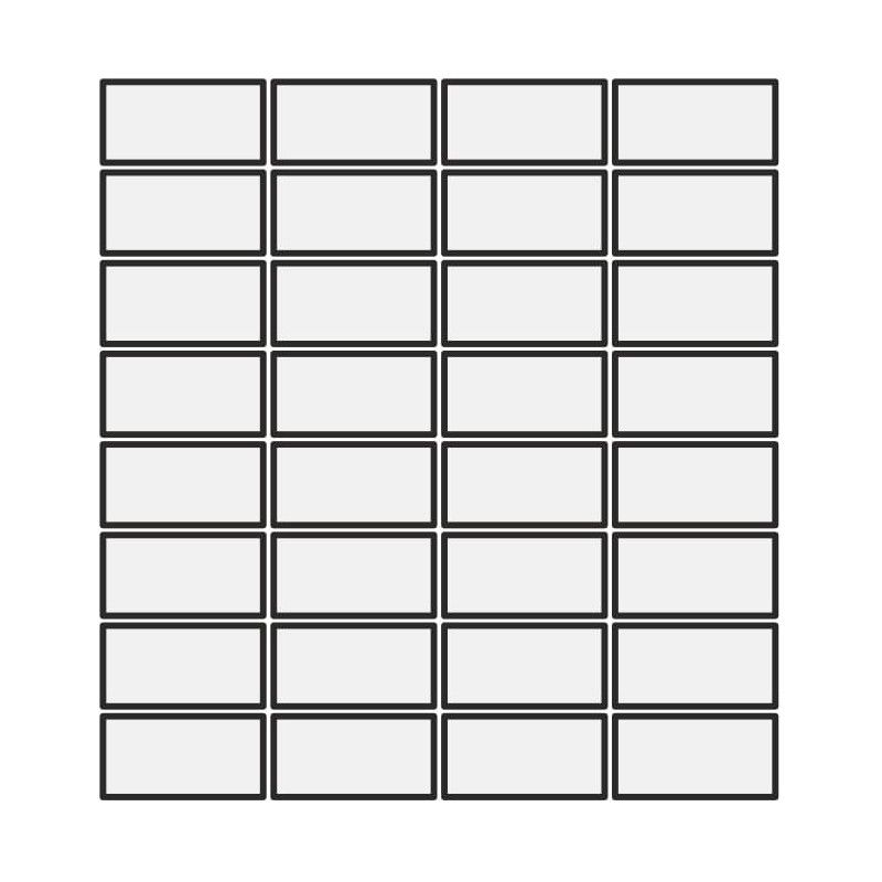 DIN LIGHT BLUE GLOSSY 3,6X7,4 MOSAIK 30,2x30,2 - MUTINA KGDG74 01 MUTINA - 1