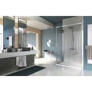 7000 SERIES Corner shower enclosure with VISMARA VETRO Sliding Door VISMARA VETRO - 1