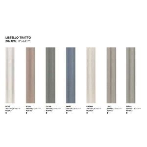 DECORA ROSA LISTELLO TRATTO 6MM 120X20- IMPRONTA NU07LT IMPRONTA - 1