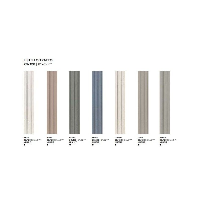 DECORA ROSA LISTELLO TRATTO 6MM 120X20- IMPRONTA NU07LT IMPRONTA - 1