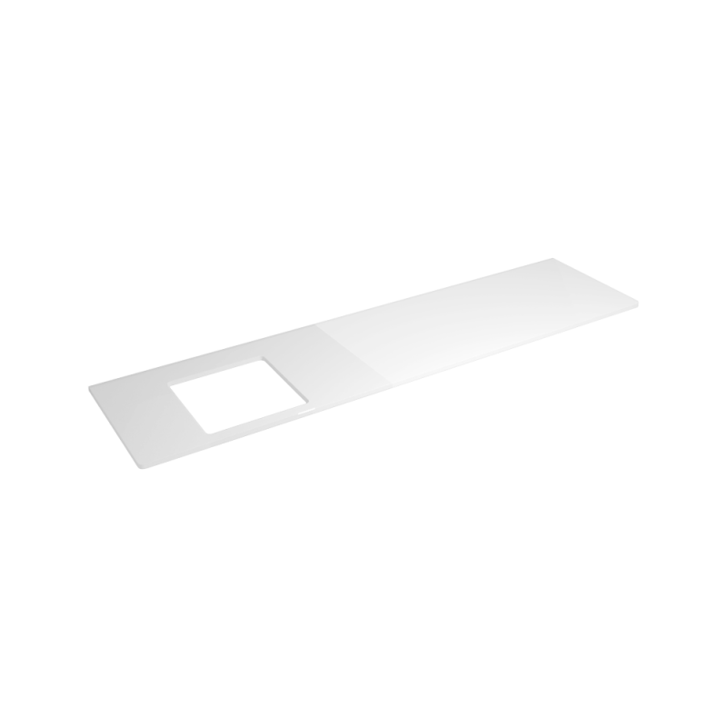 FLY PIANO IN CRISTALLO EXTRA LIGHT VERNICIATO PER LAVABI MINIWASH SOTTOPIANO FLAMINIA CERAMICA FLAMINIA - 2