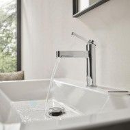 FINORIS Einhebel-Waschtischmischer 100 mit Hansgrohe Push-Open HANSGROHE - 1