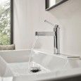 FINORIS Single lever basin mixer 100 with Hansgrohe push-open HANSGROHE - 1