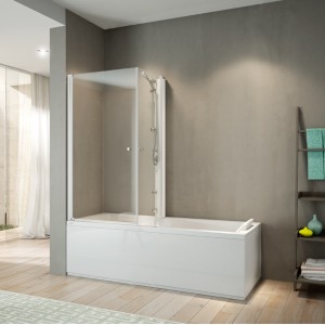 Mix Chiusura Vasca con Colonna Doccia 80x80 H218cm SX-DX Jacuzzi