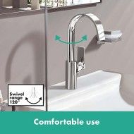VIVENIS  Miscelatore monocomando lavabo 210 con bocca  orientabile e tirante  Hansgrohe HANSGROHE - 1