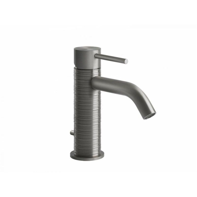 TRAME Basin mixer without waste with GESSI connection hoses GESSI SPA  - 2