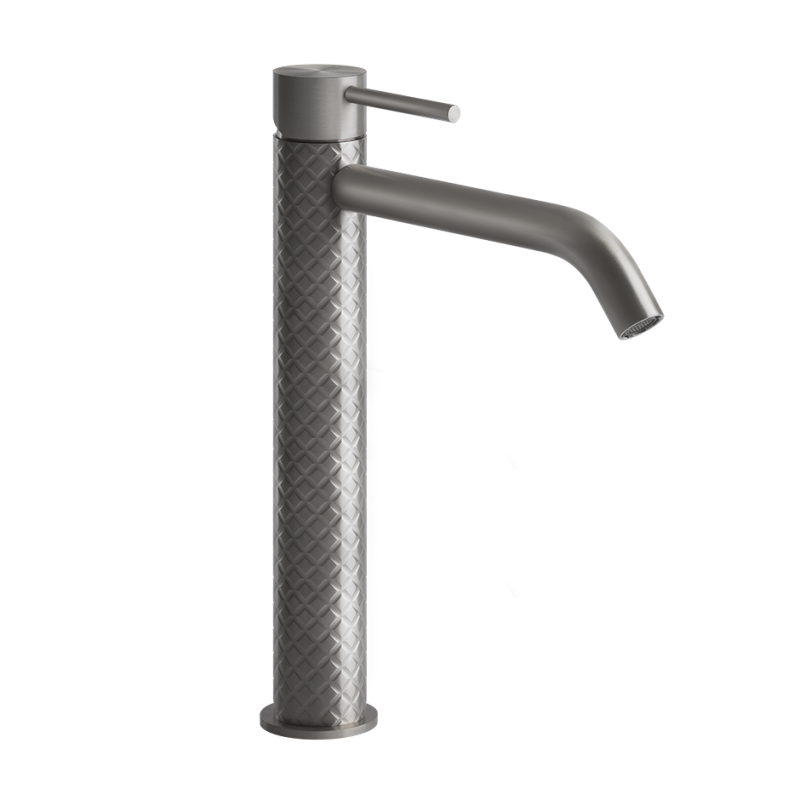 INTRECCIO High basin mixer with long spout without waste with GESSI connection hoses GESSI SPA  - 2