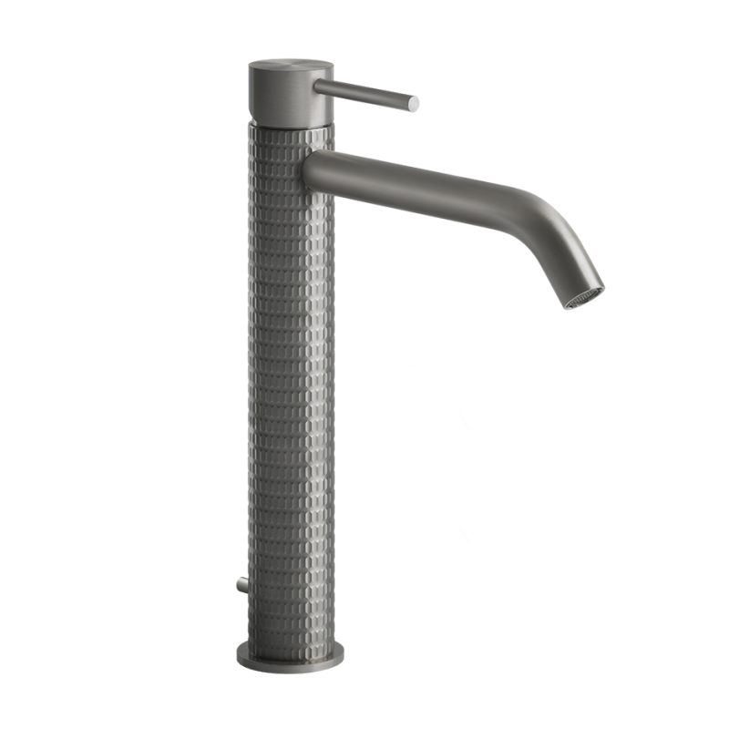 MECCANICA High basin mixer with long spout and drain with GESSI connection hoses GESSI SPA  - 2