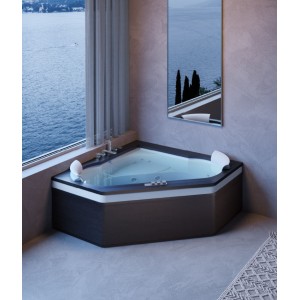 Aura Corner 160 Wood Hydromassagewanne 160x160 h60cm Jacuzzi