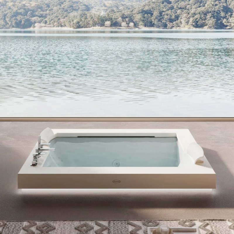 Aura Plus Corian Vasca Idromassaggio 185x155 h66cm Jacuzzi