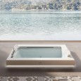 Aura Plus Corian Vasca Idromassaggio 185x155 h66cm Jacuzzi