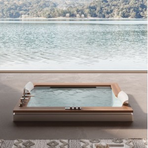 Aura Plus Wood Vasca Idromassaggio 180x150 h66cm Jacuzzi