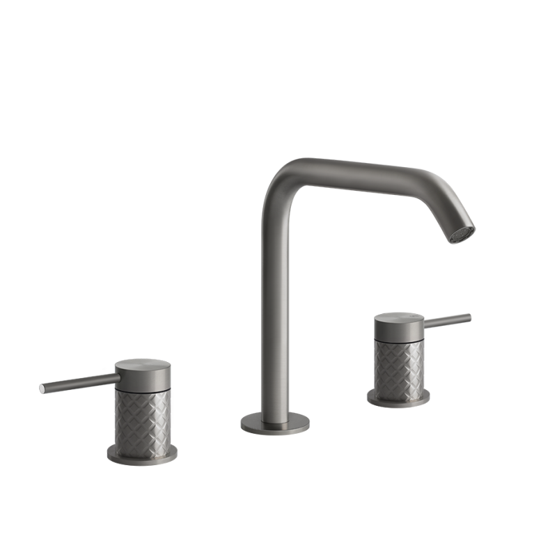 Groupe lavabo 3 trous INTRECCIO avec bec sans vidage avec flexibles de raccordement GESSI GESSI SPA  - 2