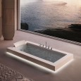 Aura Uno Corian Whirlpool 185x95 h66cm SX Jacuzzi