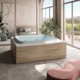 Baignoire Hydromassage Skyline 190x190 h70/78cm Jacuzzi