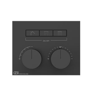 HI-FI Compact Parti esterne per miscelatore Termostatico a tre funzioni simultanee, con pulsanti ON-OFF GESSI GESSI SPA  - 2
