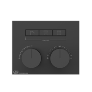 HI-FI Compact Parti esterne per miscelatore Termostatico a tre funzioni simultanee, con pulsanti ON-OFF GESSI GESSI SPA  - 2