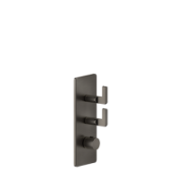 INCISO WELLNESS Partie extérieure Mitigeur thermostatique mural haut débit 2 sorties GESSI indépendantes GESSI SPA  - 2