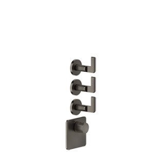 INCISO WELLNESS Außenteil Wandmontierter Thermostatmischer mit hohem Durchfluss 3 unabhängige GESSI-Ausgänge GESSI SPA  - 2